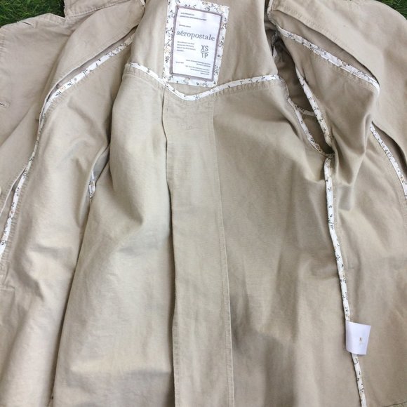 SOLD - Aeropostale - Short Trench Coat - XS - Picture 5 of 5